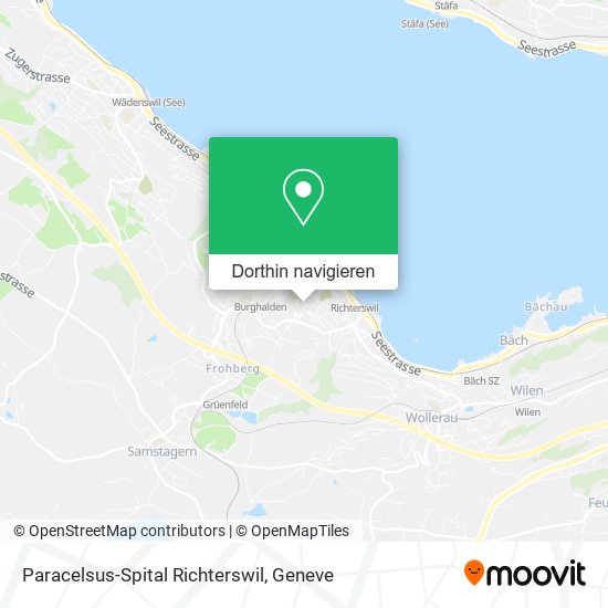 Paracelsus-Spital Richterswil Karte