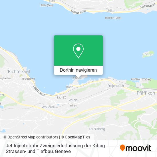 Jet Injectobohr Zweigniederlassung der Kibag Strassen- und Tiefbau Karte