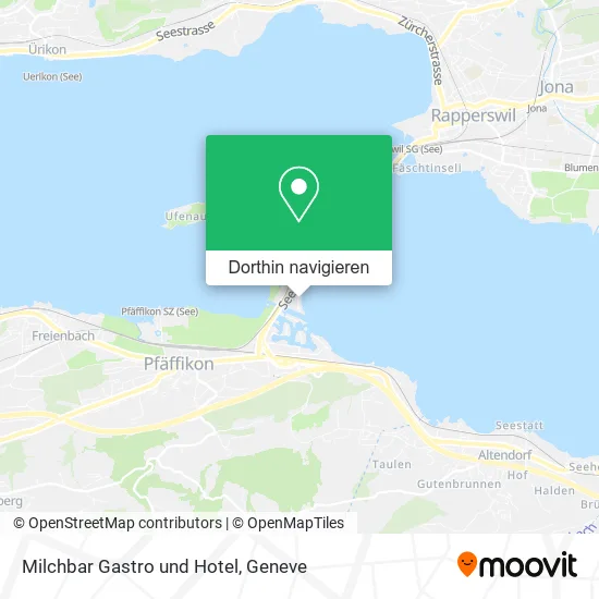 Milchbar Gastro und Hotel Karte