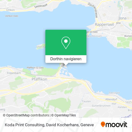 Koda Print Consulting, David Kocherhans Karte