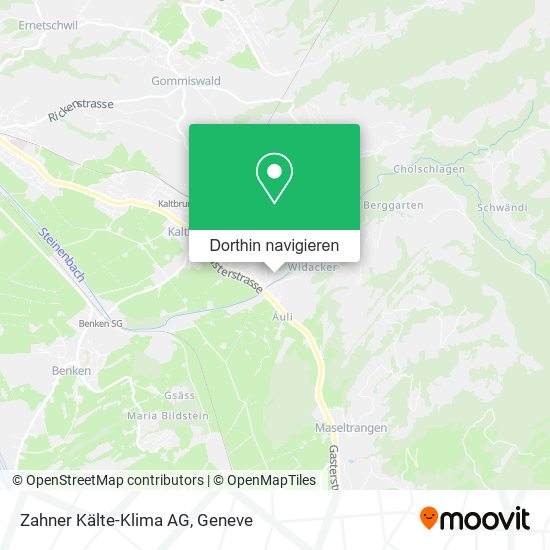 Zahner Kälte-Klima AG Karte