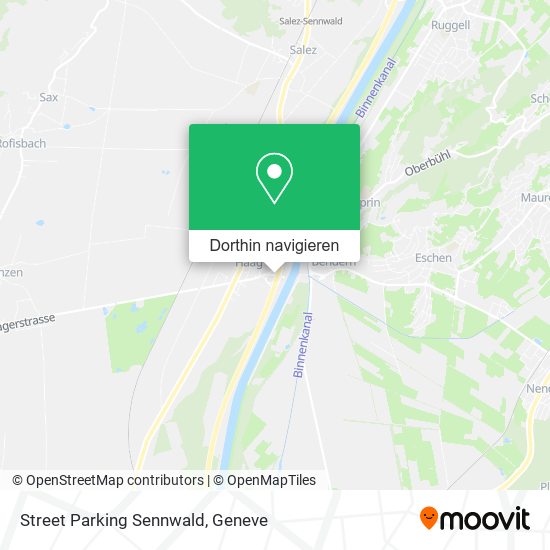 Street Parking Sennwald Karte