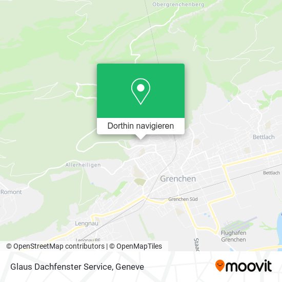 Glaus Dachfenster Service Karte