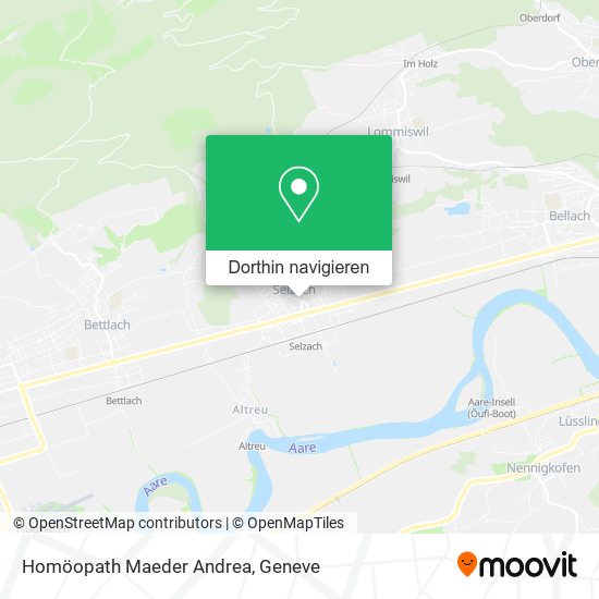 Homöopath Maeder Andrea Karte