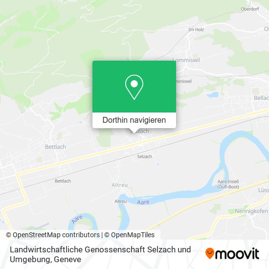 Landwirtschaftliche Genossenschaft Selzach und Umgebung Karte