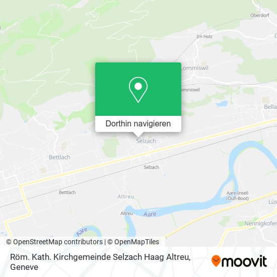 Röm. Kath. Kirchgemeinde Selzach Haag Altreu Karte