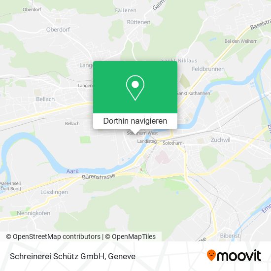 Schreinerei Schütz GmbH Karte