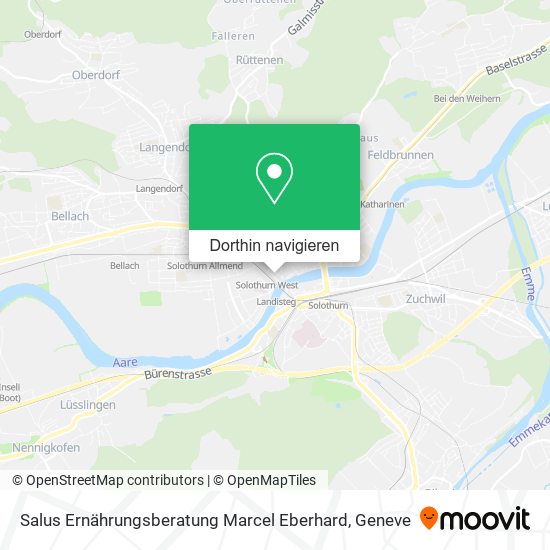 Salus Ernährungsberatung Marcel Eberhard Karte