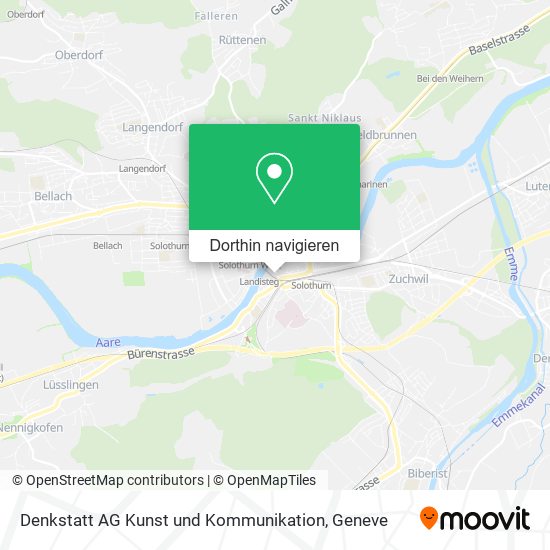 Denkstatt AG Kunst und Kommunikation Karte