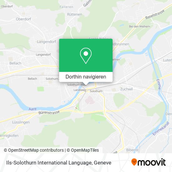 Ils-Solothurn International Language Karte
