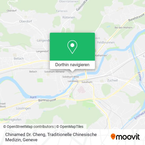 Chinamed Dr. Cheng, Traditionelle Chinesische Medizin Karte