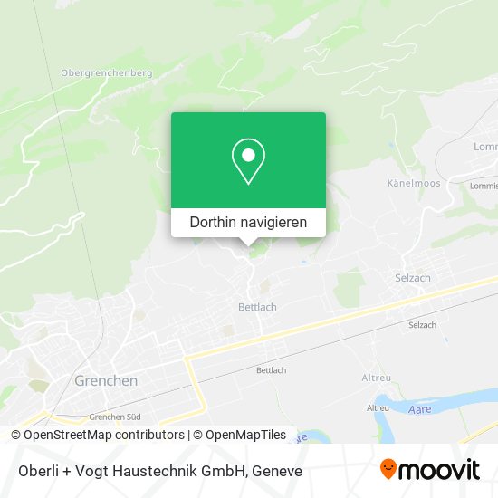 Oberli + Vogt Haustechnik GmbH Karte