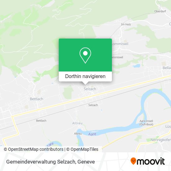 Gemeindeverwaltung Selzach Karte