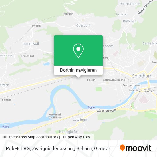 Pole-Fit AG, Zweigniederlassung Bellach Karte