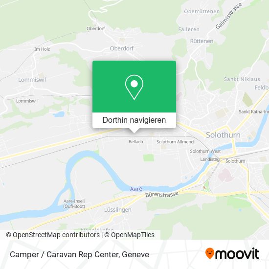 Camper / Caravan Rep Center Karte