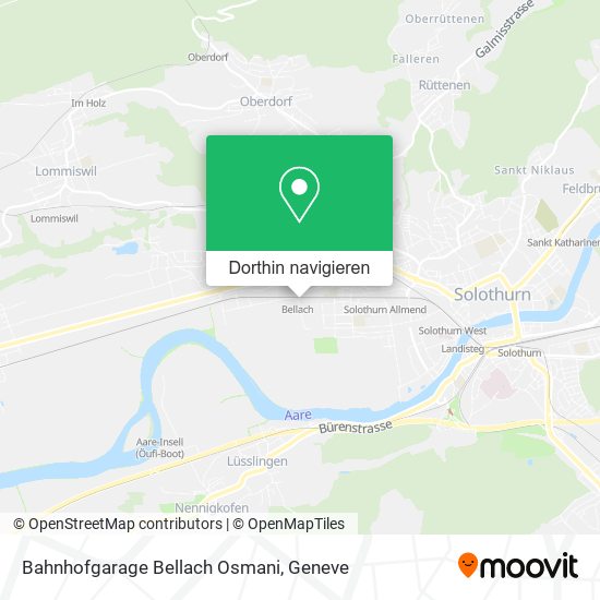 Bahnhofgarage Bellach Osmani Karte