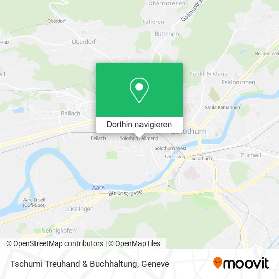 Tschumi Treuhand & Buchhaltung Karte