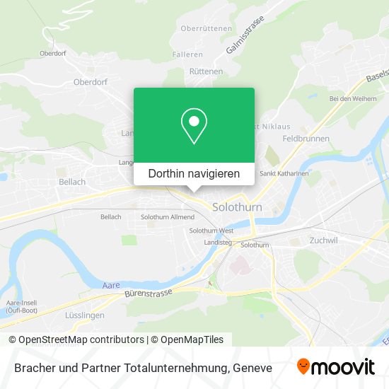 Bracher und Partner Totalunternehmung Karte