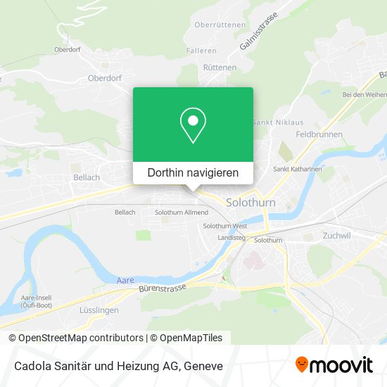 Cadola Sanitär und Heizung AG Karte
