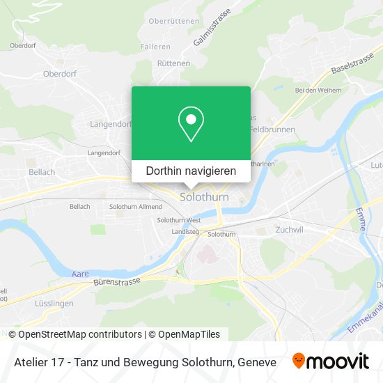 Atelier 17 - Tanz und Bewegung Solothurn Karte