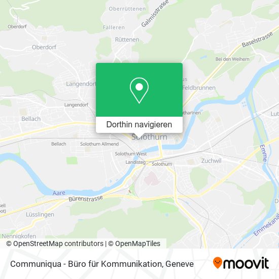 Communiqua - Büro für Kommunikation Karte
