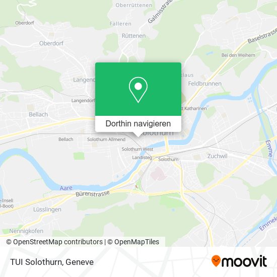 TUI Solothurn Karte