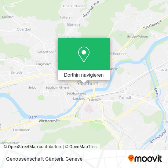 Genossenschaft Gänterli Karte