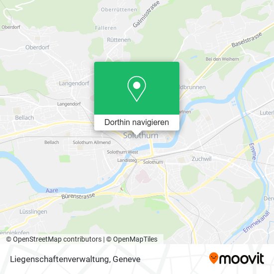Liegenschaftenverwaltung Karte