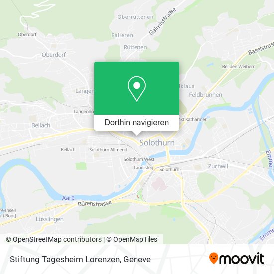 Stiftung Tagesheim Lorenzen Karte