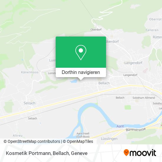 Kosmetik Portmann, Bellach Karte