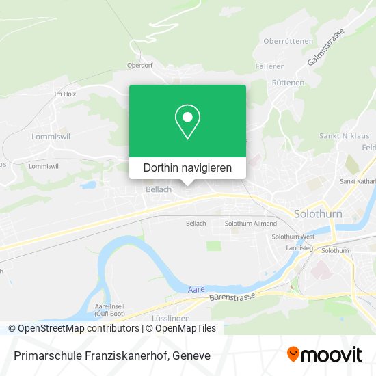 Primarschule Franziskanerhof Karte