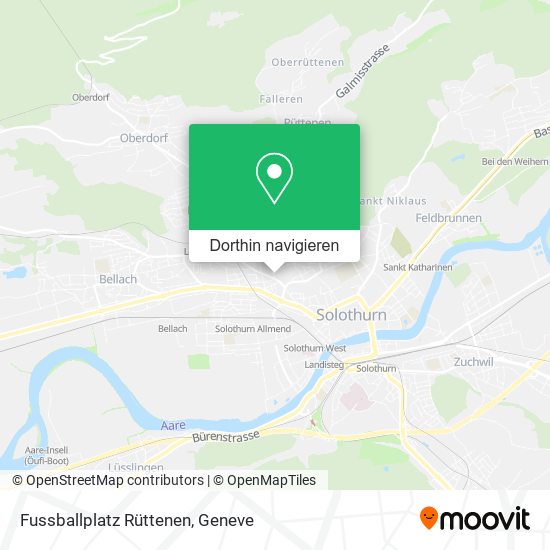 Fussballplatz Rüttenen Karte