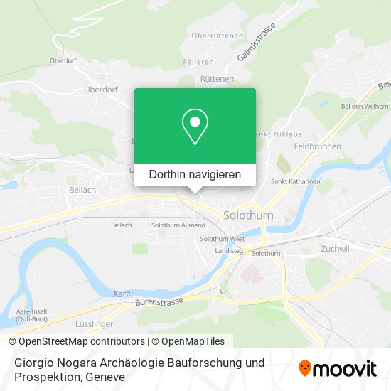 Giorgio Nogara Archäologie Bauforschung und Prospektion Karte