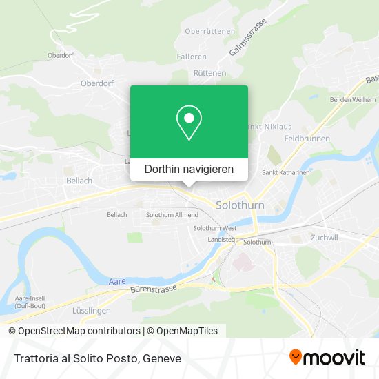 Trattoria al Solito Posto Karte