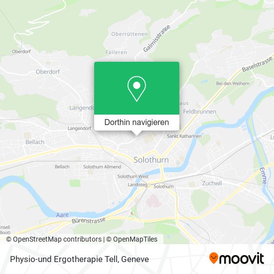 Physio-und Ergotherapie Tell Karte