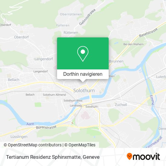 Tertianum Residenz Sphinxmatte Karte