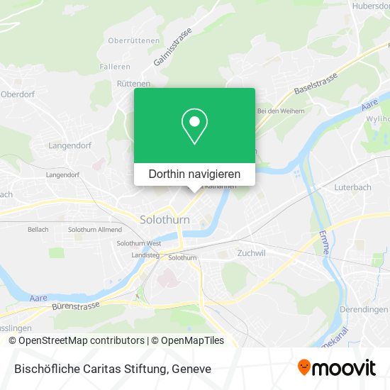 Bischöfliche Caritas Stiftung Karte
