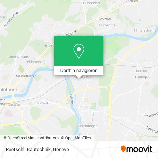 Rüetschli Bautechnik Karte