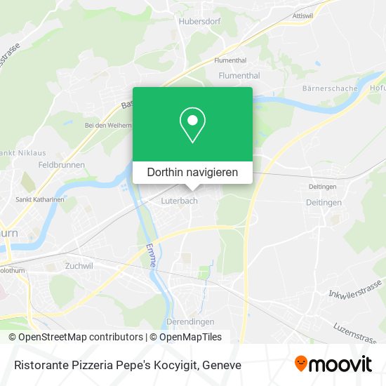 Ristorante Pizzeria Pepe's Kocyigit Karte