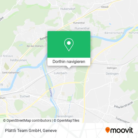 Plättli Team GmbH Karte