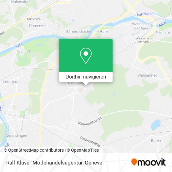 Ralf Klüver Modehandelsagentur Karte
