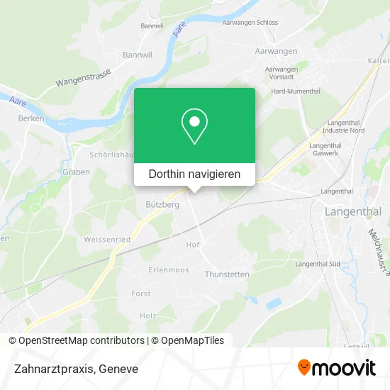 Zahnarztpraxis Karte