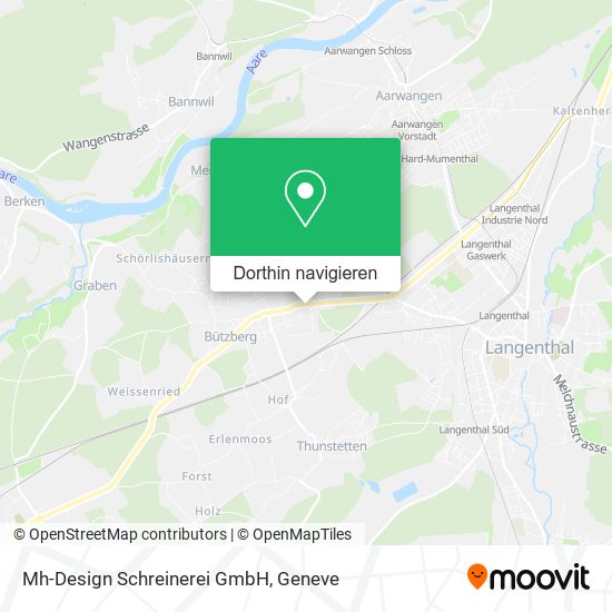 Mh-Design Schreinerei GmbH Karte