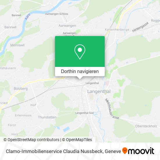 Clamo-Immobilienservice Claudia Nussbeck Karte