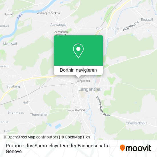 Probon - das Sammelsystem der Fachgeschäfte Karte