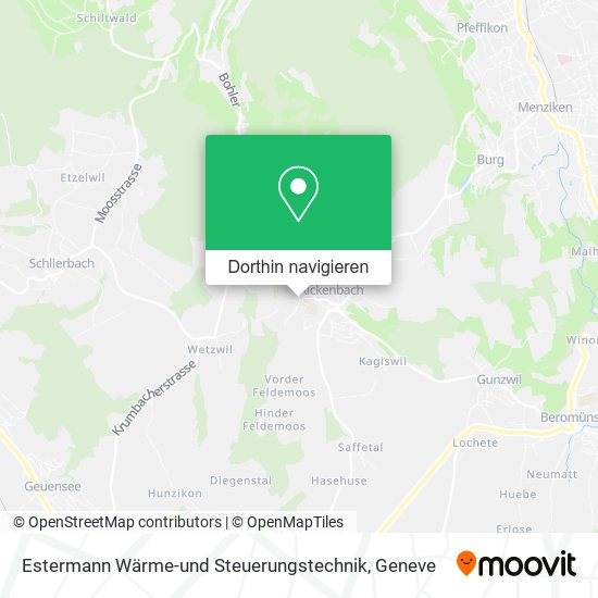 Estermann Wärme-und Steuerungstechnik Karte