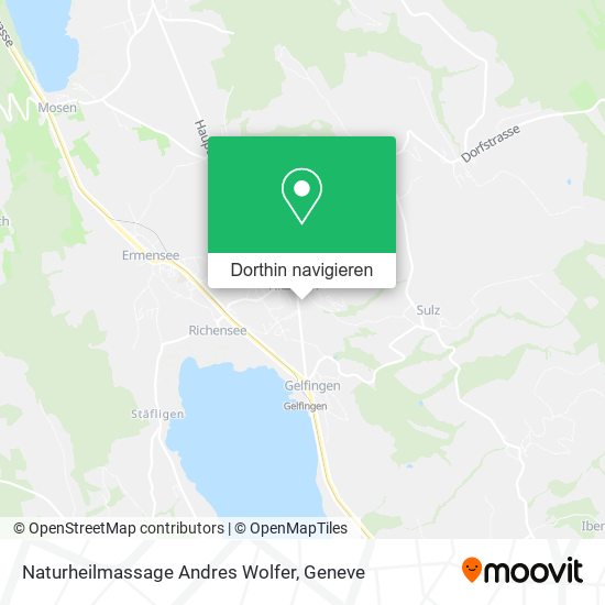 Naturheilmassage Andres Wolfer Karte