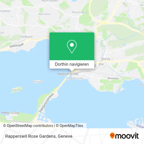 Rapperswil Rose Gardens Karte