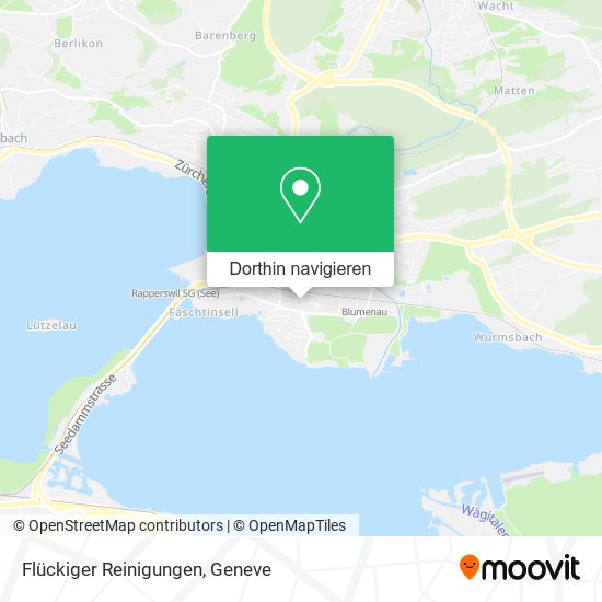Flückiger Reinigungen Karte
