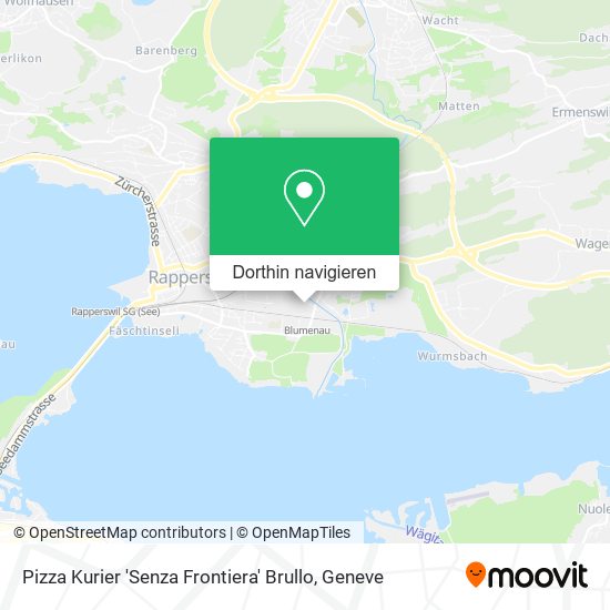Pizza Kurier 'Senza Frontiera' Brullo Karte